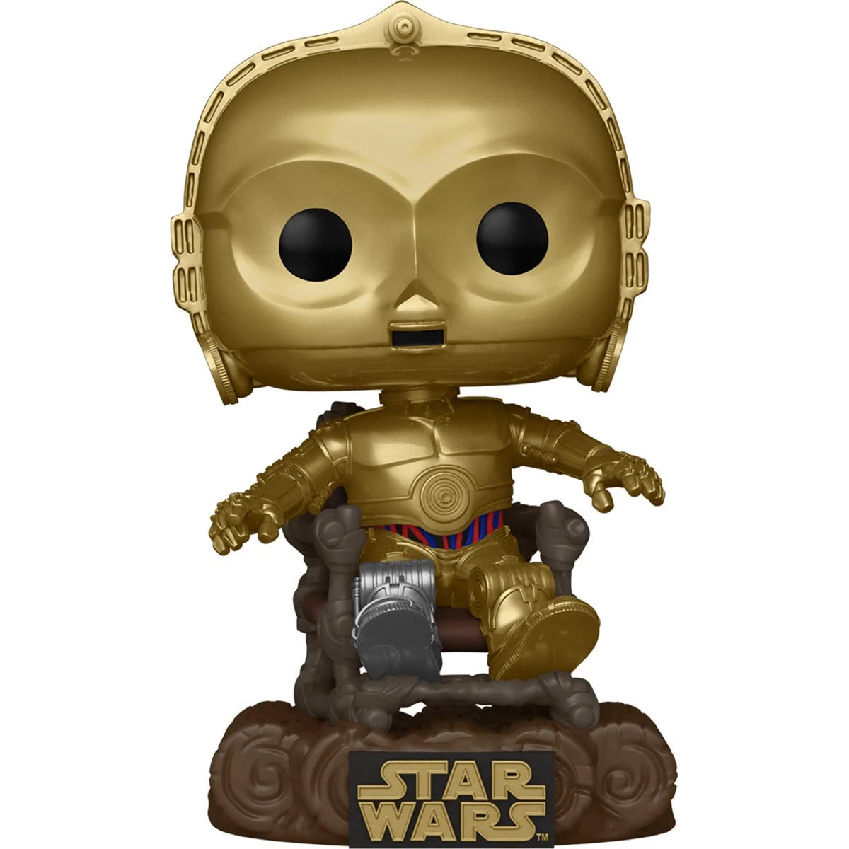 Levitating C-3PO Throne: Return of the Jedi 40th Anniversary Collectible.