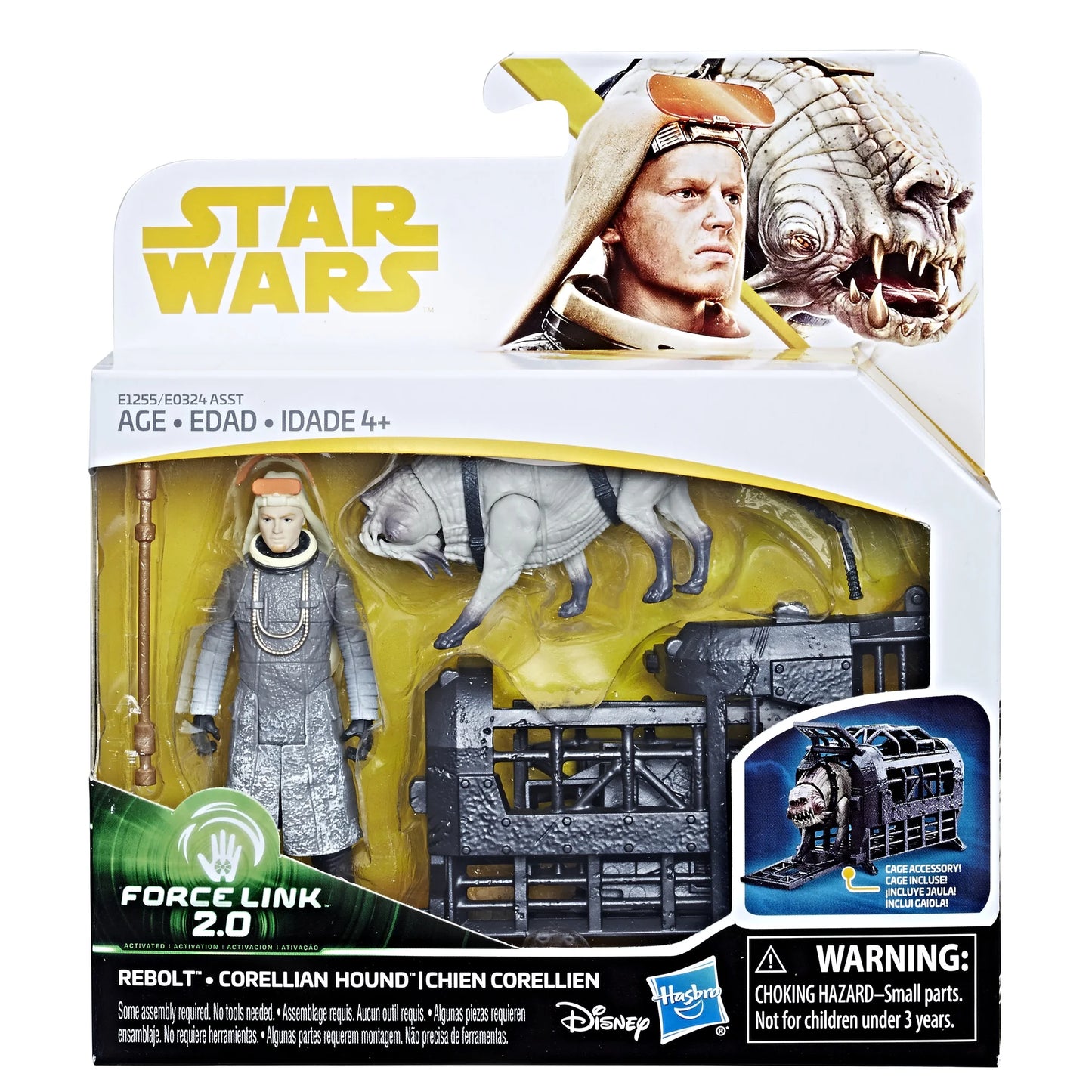 Star Wars Rebolt & Corellian Hound Force Link 2.0-activated 3.75 Inch Figures