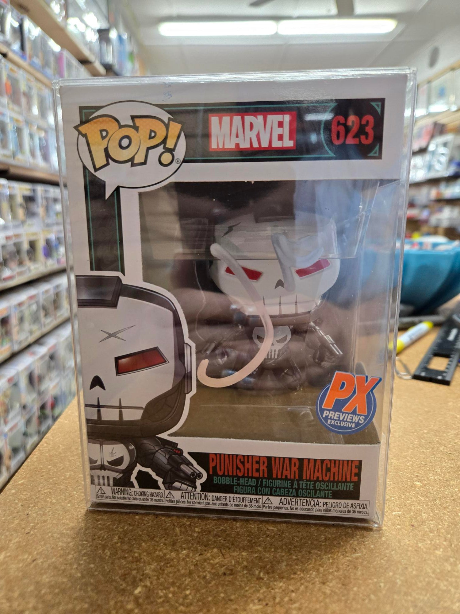 Punisher War Machine 623 signed by John Bernthal.