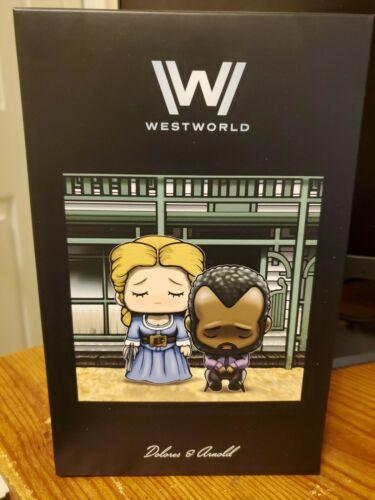WESTWORLD DOLORES AND ARNOLD LOOTCRATE EXCLUSIVE SUPEREMOFRIENDS FIGURES TOY NEW.