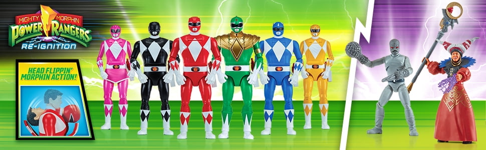 Mighty Morphin Power Rangers : Re-Ignition - Auto-Morphin Green Ranger Action Figure by