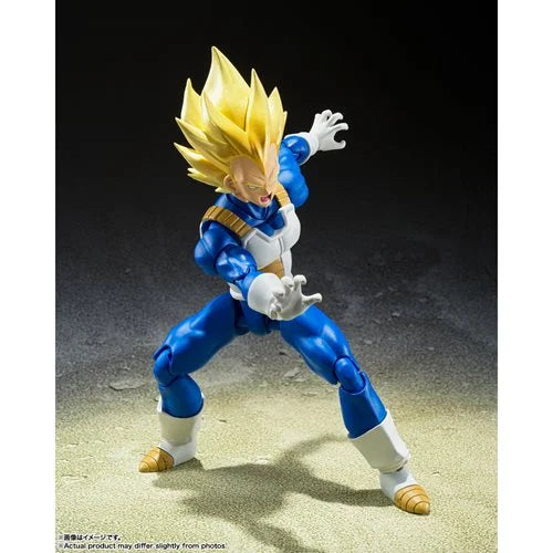 Dragon Ball Z Super Saiyan Vegeta Awakened Super Saiyan Blood S.H.Figuarts Action Figure - Reissue