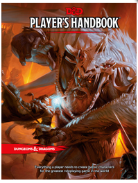 Dungeons & Dragons RPG: Players Handbook Hard Cover.