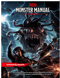 Dungeons & Dragons RPG: Monster Manual Hard Cover.