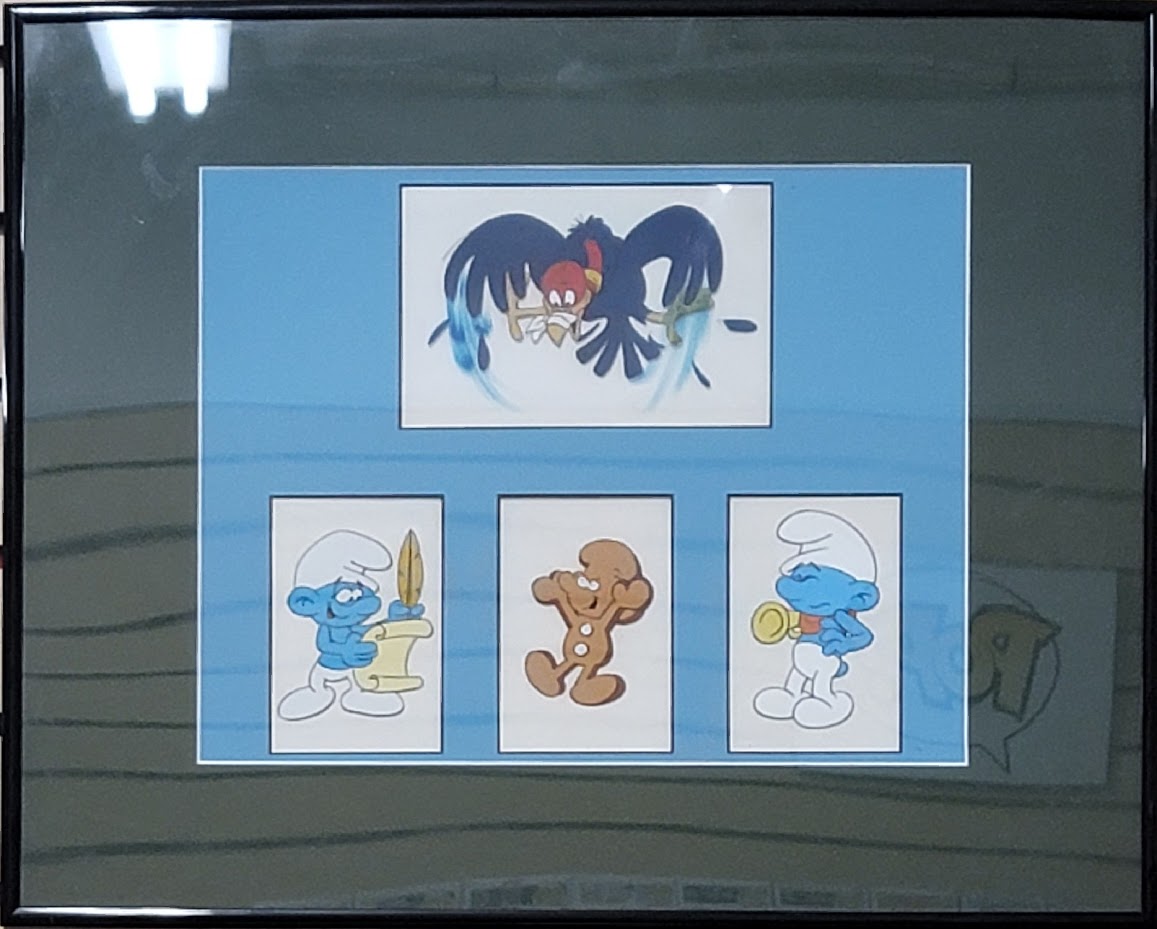 Smurfs Celluloid.