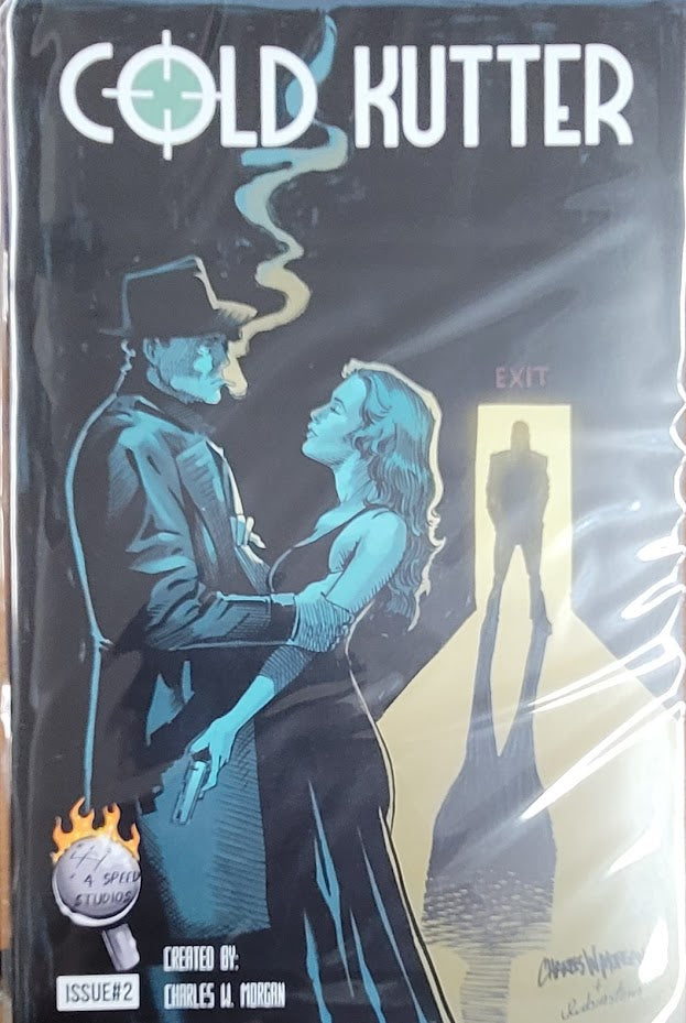 Cold Kutter #2 Cover D - Signed by Charles Morgan.