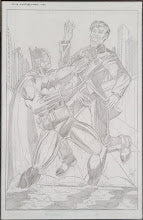 Batman Choking the Joker By David Forth.