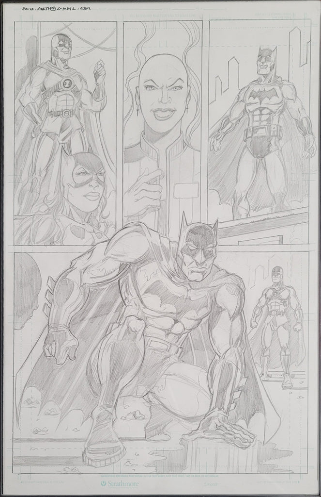 Batman Page By David Forth.