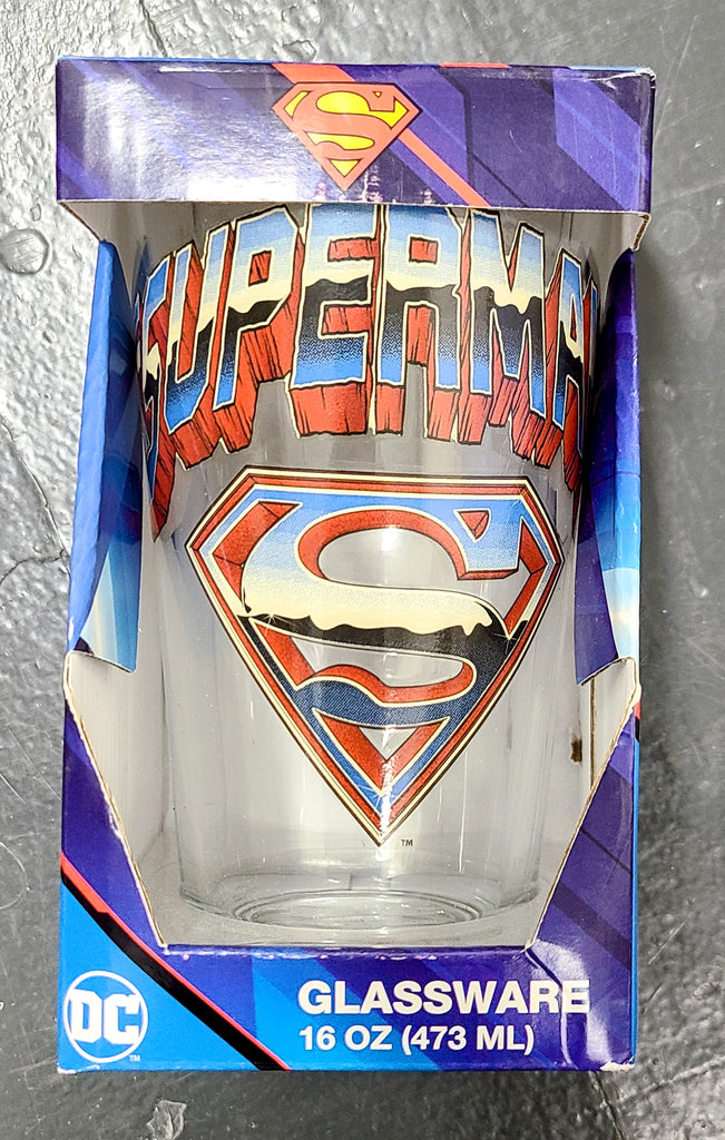 Superman Glassware.