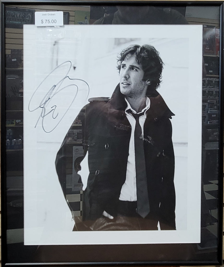 Josh Groban Framed and Signed Photo 11x15.