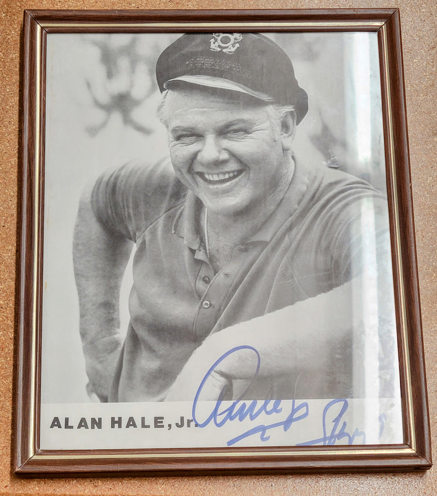 Alan Hale Signed Photo -  Framed.