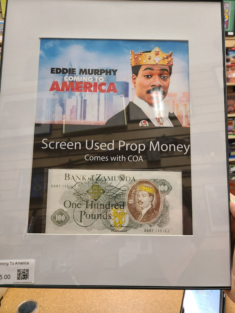 Screen Used Prop Money from Coming To America.