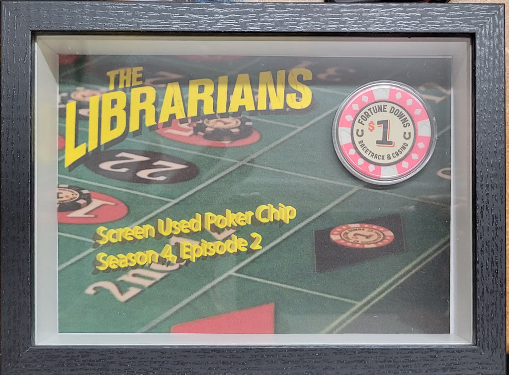 The Librarians Screen Used Poker Chip.