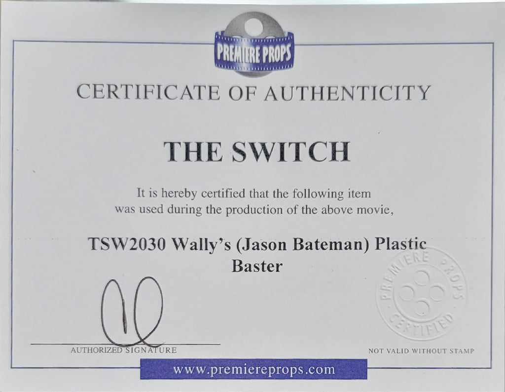 The Switch - Wally's Baster Screen Used Movie Prop With COA.