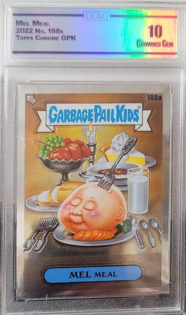 Perfect 10: Mel Meal 2022 188a Garbage Pail Kids Graded Card.