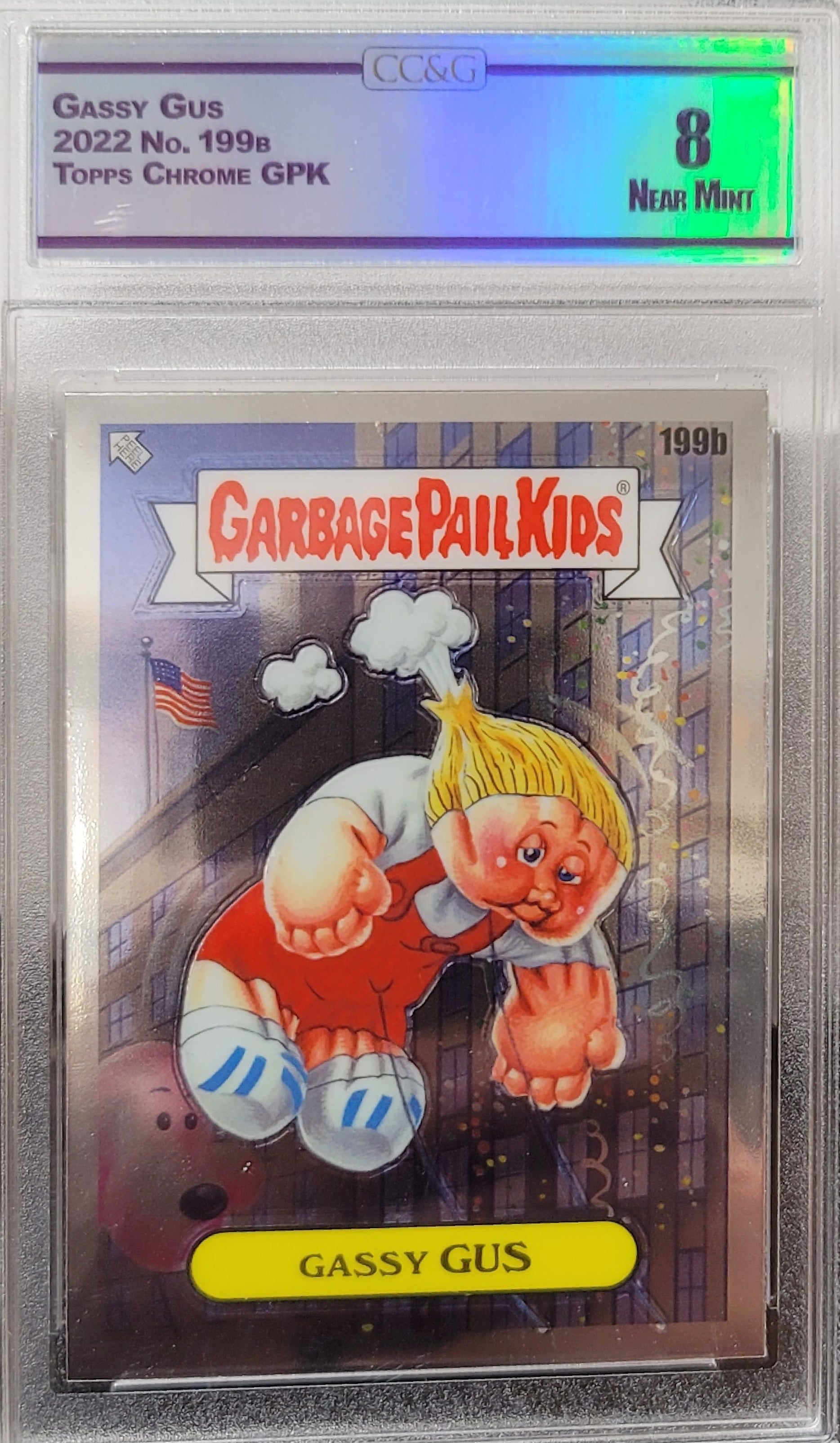 Gassy Gus 2022 199b Graded 8 Card.
