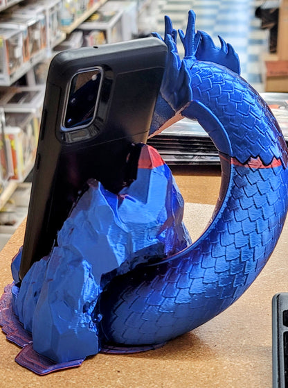 3D Printed Dragon Cell Phone Holder.