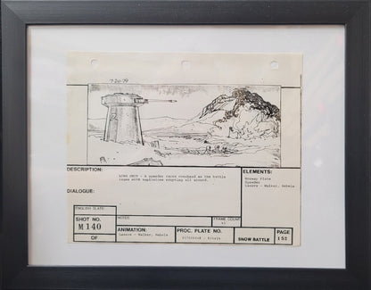 Star Wars Episode 5 Original Story Board.