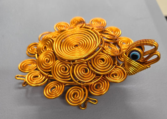 Handmade Wire Turtle