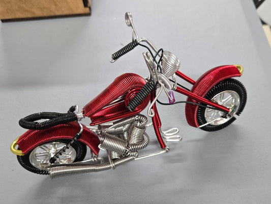Handmade Wire Motorcycle
