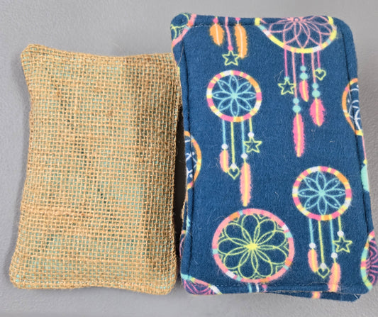 Reusable Dish Sponge w/burlap