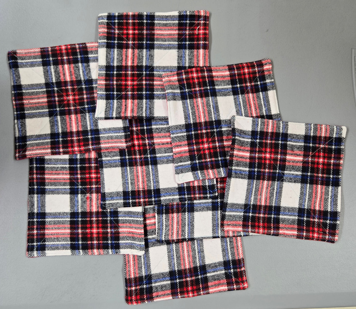 Paperless Napkin - Plaid Set of 8
