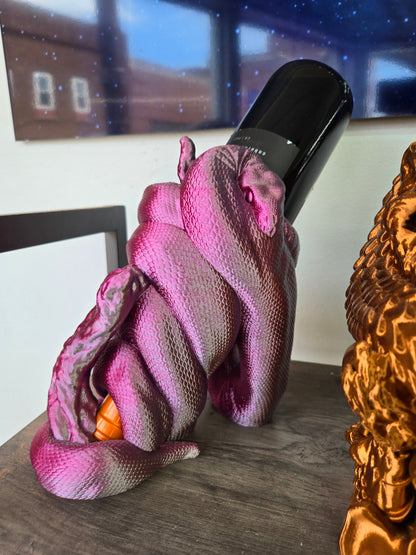 3D Printed Cobra Wine Bottle Holder
