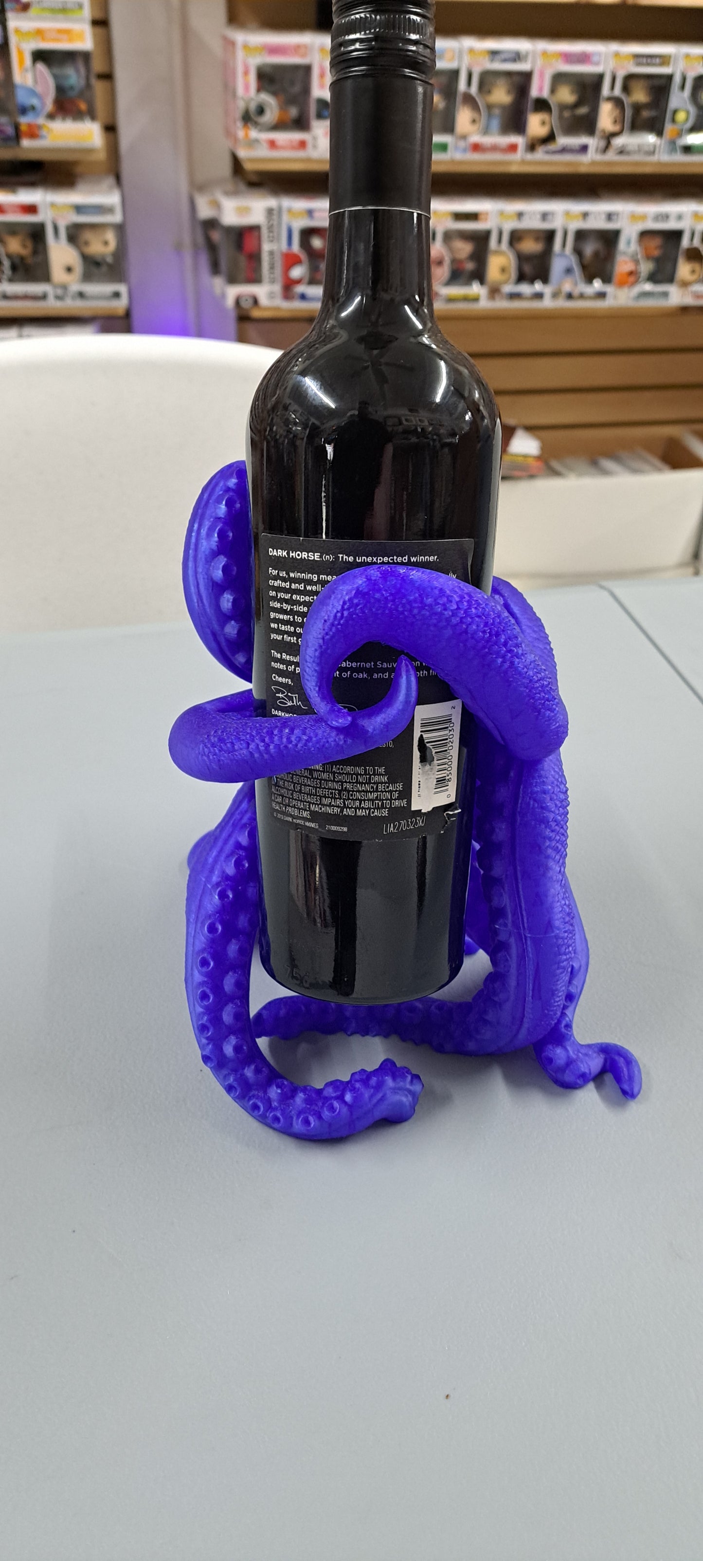 Bordeaux the Octopus Wine Bottle Holder