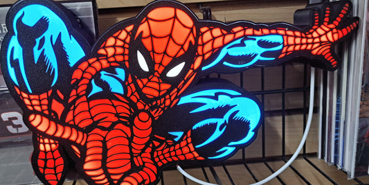 3D Printed Large Spider-Man Lightbox