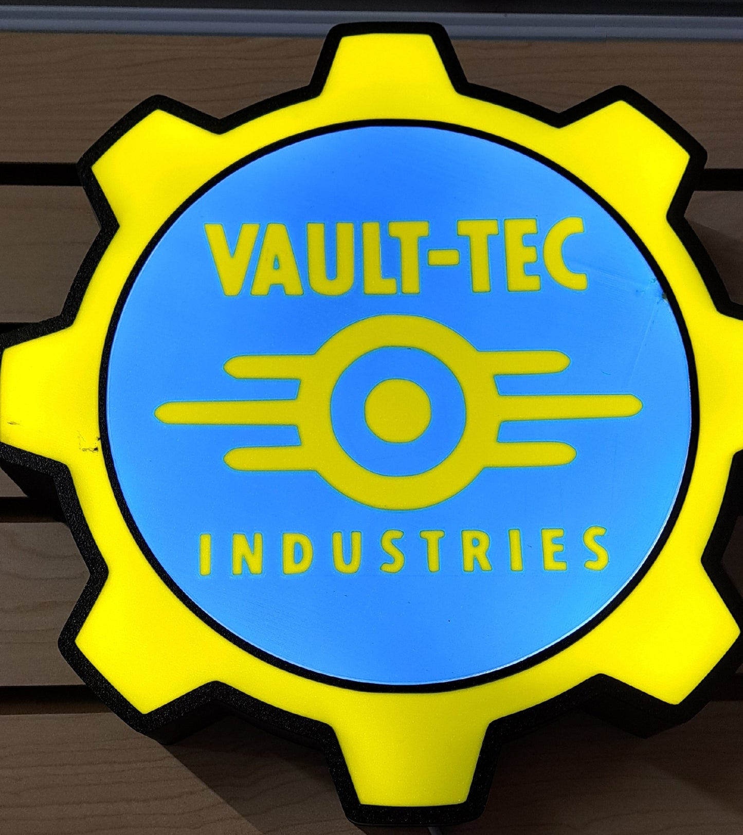 3D Printed Large Fallout Vault-Tec Industries Light Box