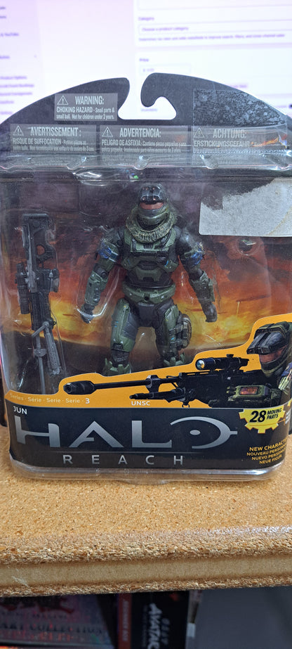 McFarlane Halo Reach Series 3 Spartan Soldier Jun Figure UNSC