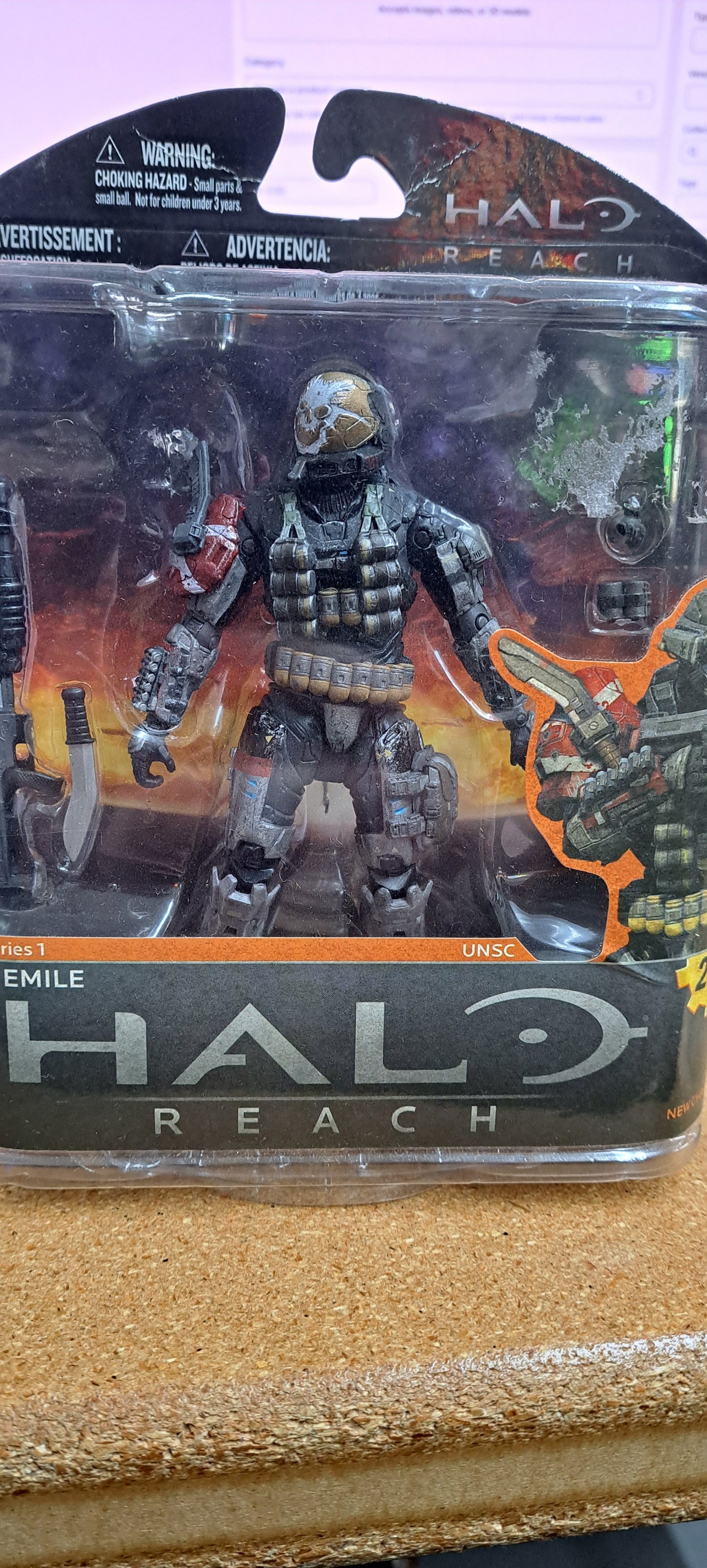 McFarlane Toys Halo Reach Series 1 Emile Action Figure
