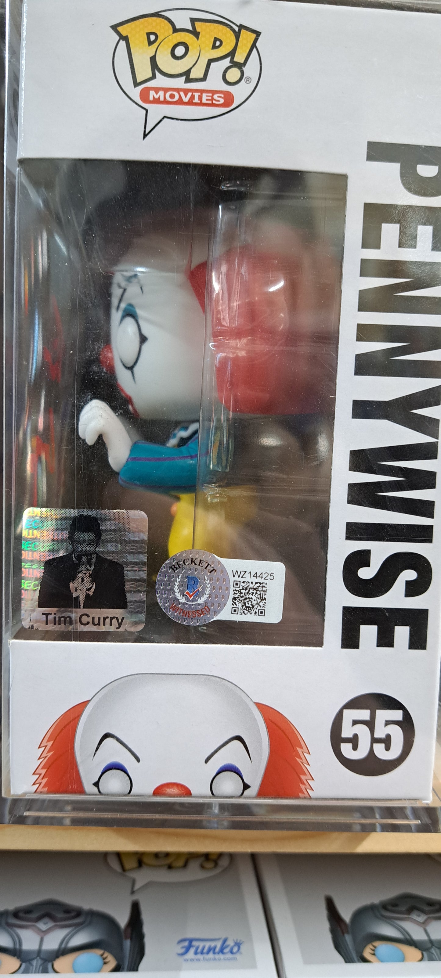 It The Movie Pennywise Funko Pop #55 - Tim Curry Autographed