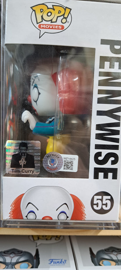 It The Movie Pennywise Funko Pop #55 - Tim Curry Autographed