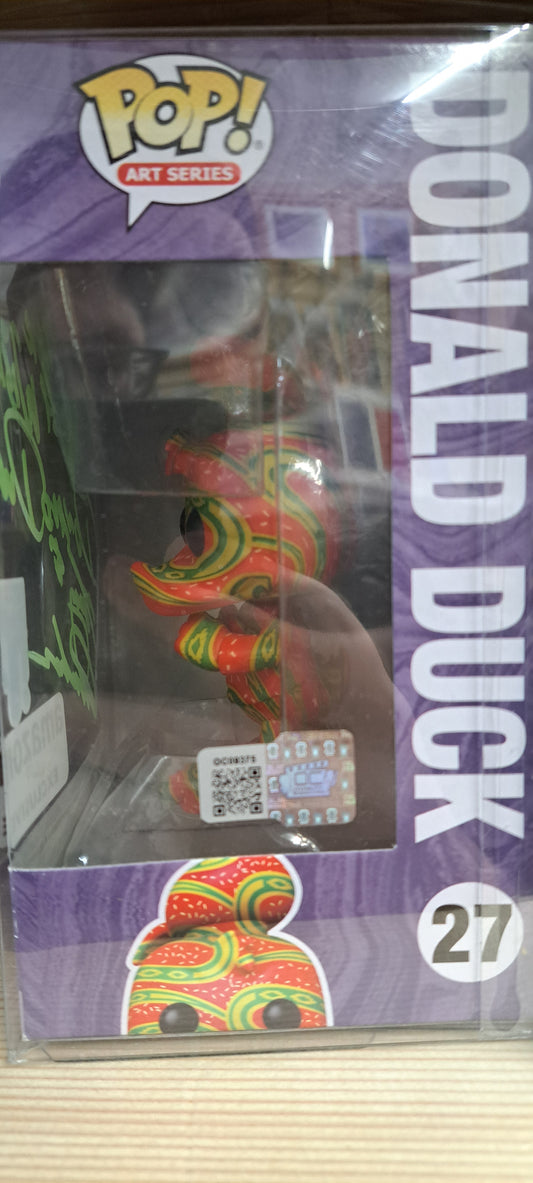 Disney Funko Pop #27 Donald Duck - Signed by Tony Anselmo