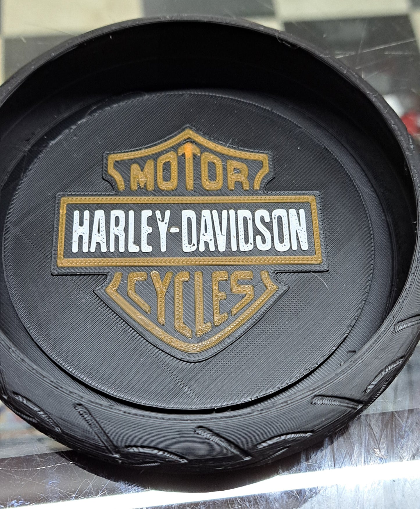 Small 3D Printed Harley Davidson Bowl