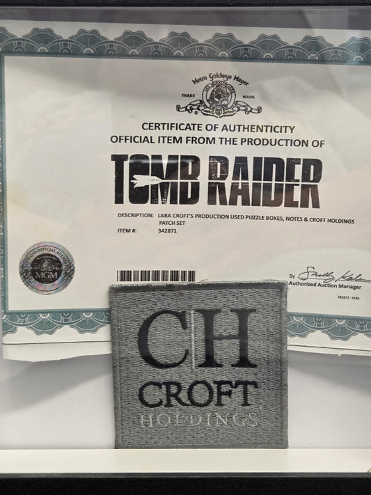 Croft Holding Patch used in Tomb Raider