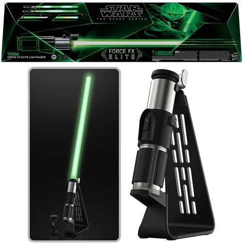 Star Wars The Black Series Yoda Force FX Elite Electronic Lightsaber.