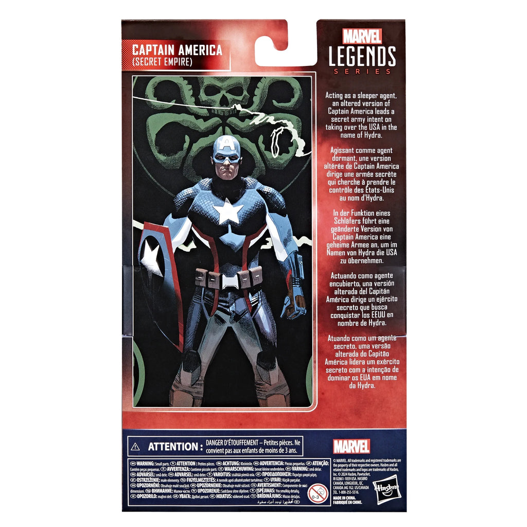Legends Series Captain America, Secret Empire 6" Comics Collectible Action Figure