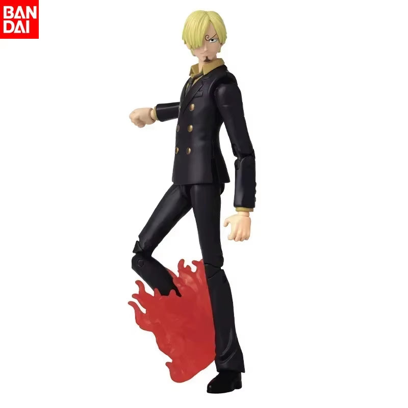 One Piece Sanji Anime Figures Model Tabletop Ornament Action Assembly Model Doll Action Figure Toys for Kids Gift Collectible