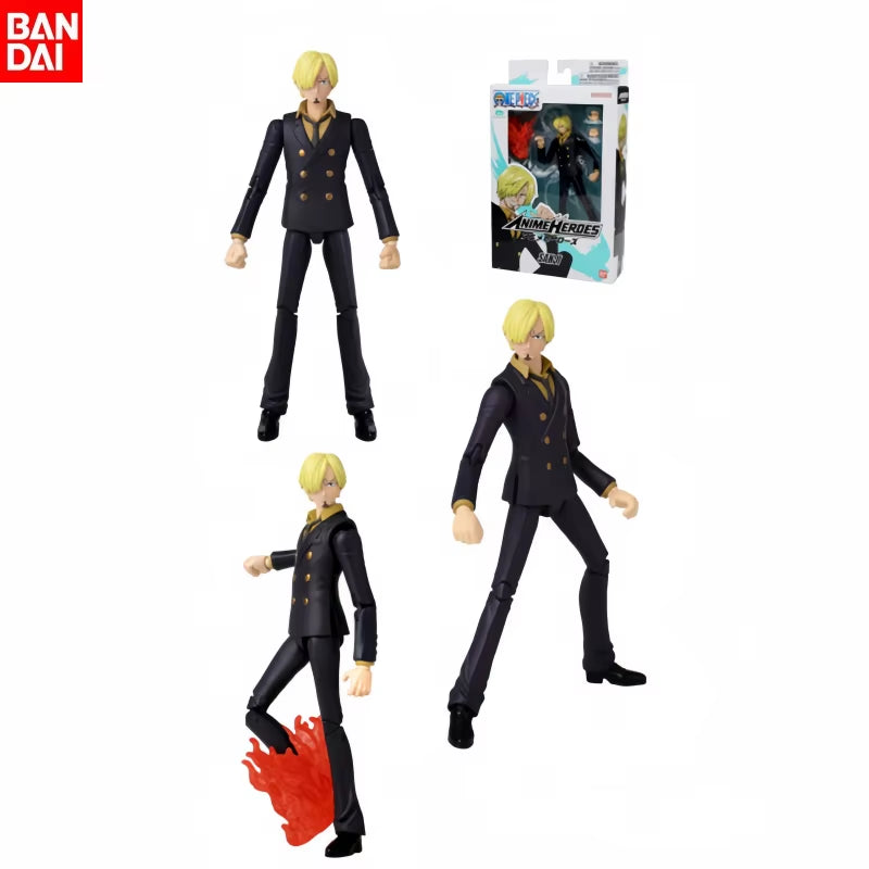 One Piece Sanji Anime Figures Model Tabletop Ornament Action Assembly Model Doll Action Figure Toys for Kids Gift Collectible