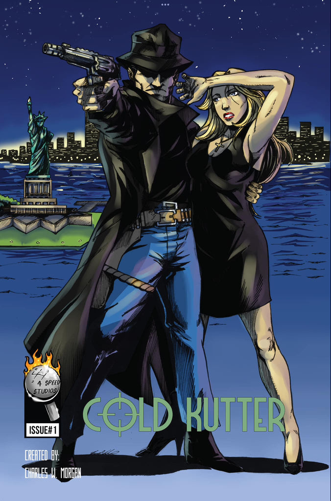 Cold Kutter #1 Cover D - Signed by Charles Morgan.