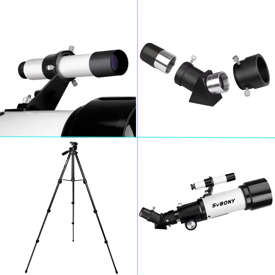 SV501P Telescope for Beginners Adults, Astronomical Refracting Telescope for Gift Moon Planets, Astronomical Telescope