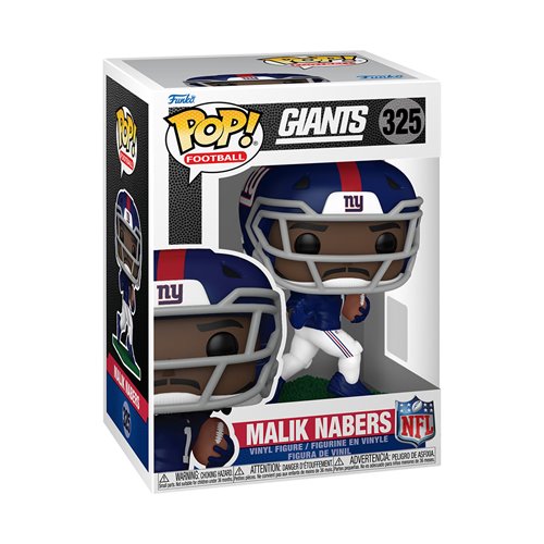 NFL Giants Malik Nabers Funko Pop! Vinyl Figure #325