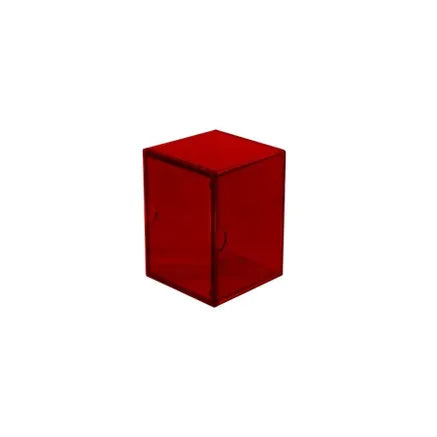 Eclipse 2-Piece Deck Box: Apple Red.