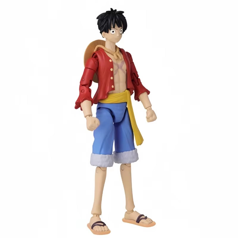 One Piece Anime Figures Monkey D Luffy Movable Figure Assembly Model Luffy Action Statue Collection Ornaments Toy Gifts for Kids