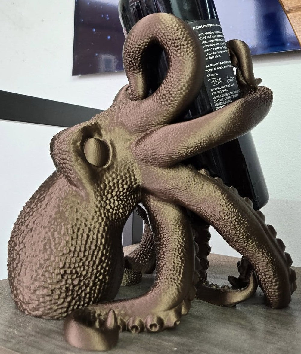 Bordeaux the Octopus Wine Bottle Holder