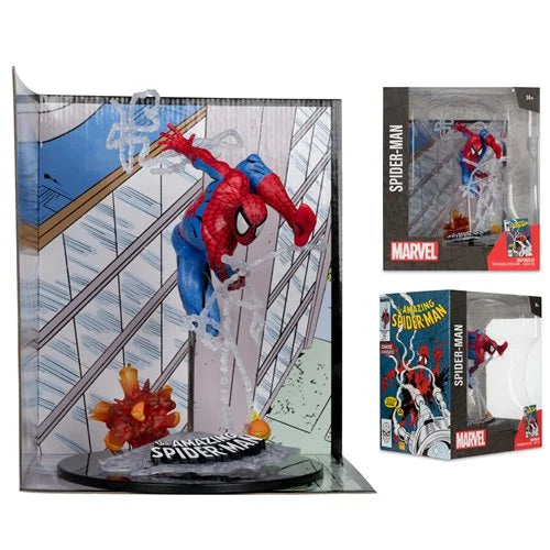 Marvel Spider-Man Amazing Spider-Man #302 1:10 Scale Posed Figure with Scene by McFarlane Toys