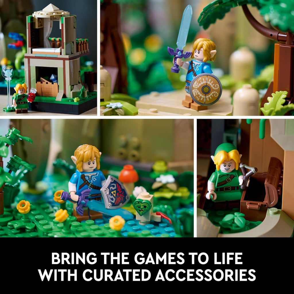 the Legend of Zelda Great Deku Tree 2In1 - Model Building Set for Adults, Ages 18+ - Collectible Zelda Kit for Home Decor, Office or Bedroom - Gift Idea for Fans of Video Game - 77092