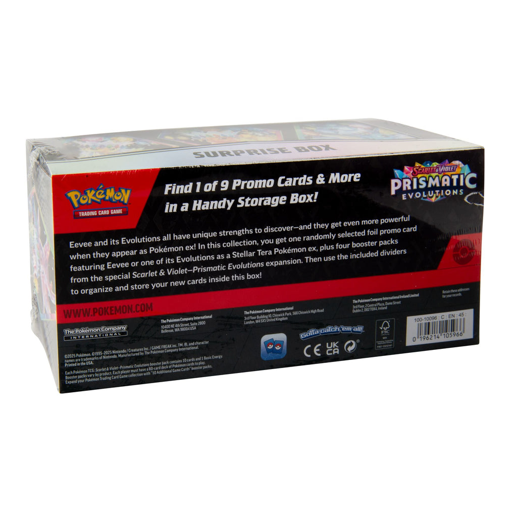 Pokémon Trading Card Games Scarlett & Violet 8.5 Prismatic Evolutions Surprise Box